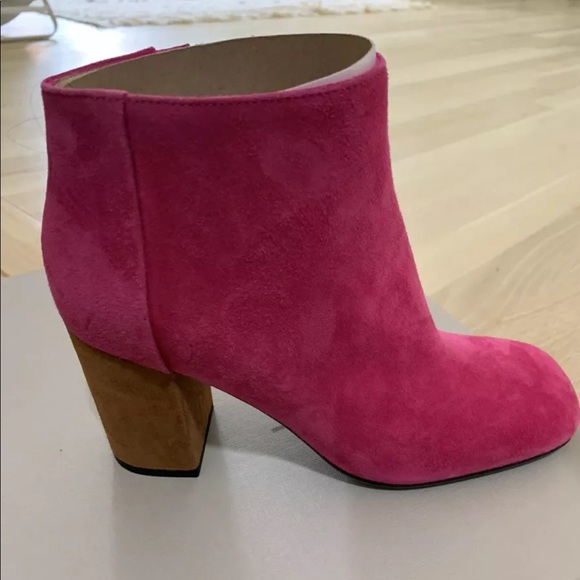 Marni Shoes - Marni ankle boots- New in box- fuschia//brown